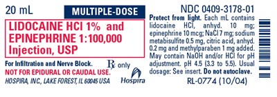 Vial (1000360 0409 3178 01 Lidocaine And Epinephrine 1)